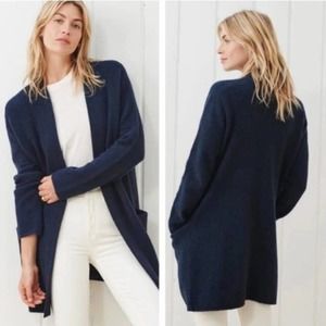 Jenni Kayne‎ Open Sweater Coat in Blue Size Small